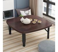 Tavolino da caffè pieghevole in legno in stile giapponese per sedersi sul pavimento, tavolino da tè portatile per soggiorno o picnic all'aperto (80 x 35 cm)