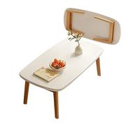 Tavolino da caffè pieghevole portatile, design minimalista, per soggiorno, camera da letto, balcone, salvaspazio, non richiede montaggio