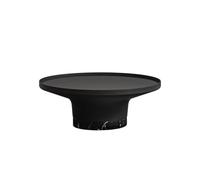 Tavolino da Caffè Poller Ø80 Nero/ Marmo Nero