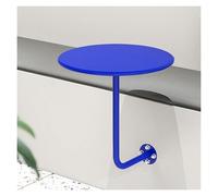 Tavolino da caffè rotondo da parete nordico, tavolino da cocktail con piano in metallo, mini tavoli da pranzo per casa, cucina, soggiorno, angolo piccolo, mobili decorativi per bistrot e pub