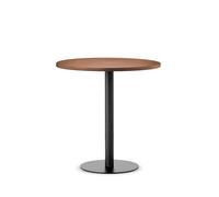 Tavolino da Caffè Skins Design By Us Ø74 Nero/ Brandy