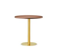Tavolino da Caffè Skins Design By Us Ø74 Oro/Brandy