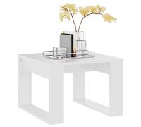 Tavolino da caffè, Tavolo Centrale Rettangolare Dal Design con Gambe a Telaio Aperto, Organizer da Scrivania Laterale per Divano del Soggiorno per Bevande, Libri Ed (50 x 50 cm)