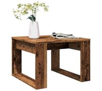 Tavolino da caffè, Tavolo Centrale Rettangolare Dal Design con Gambe a Telaio Aperto, Organizer da Scrivania Laterale per Divano del Soggiorno per Bevande, Libri Ed (50 x 50 cm)