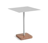 Tavolino da Caffè Terrazzo Outdoor 60x60 Sky Grey/ Rosso Terrazzo