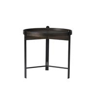 Tavolino da Caffè Warm Nordic Compose Ø50 Rovere Fumè/ Nero