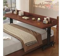 Tavolino da Divano per Pc，tavolino Mobile Tavolino da Letto Regolabile Tavolino Colazione da Letto Scrivania Letto Overbed Table, il tempo libero e la ristorazione(B,180x50x68cm/70.8x19.7x26.8")