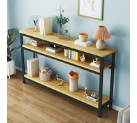 Tavolino Da Divano, Tavolino Da Ingresso Con Gambe In Acciaio Al Carbonio Ispessito, Contenitore A Tre Livelli, Angoli Arrotondati For Quaderni, Cancelleria