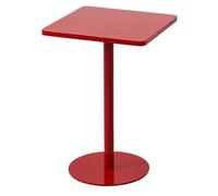 Tavolino da esterno in ferro, quadrato, per caffetterie e uso esterno, 48 x 72 cm