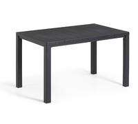 Tavolino da Giardino 147x90x74,5 cm in Resina Keter Julie Antracite