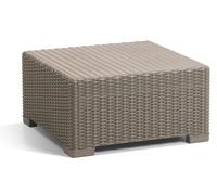 Tavolino da Giardino 68x68x35h cm California Cappuccino