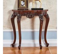 Tavolino da ingresso in legno massello, tavolino da ingresso per soggiorno, tavolino stretto, tavolino da divano moderno, tavolino da ingresso, tavolino da corridoio, tavolino dietro il divano(Walnut,