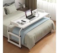 Tavolino da letto con ruote, versatile comodino per letto singolo, matrimoniale, king size