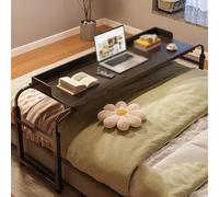 Tavolino da letto regolabile con ruote, mobile a croce, per letto king size, regolabile in altezza, per un facile utilizzo ovunque