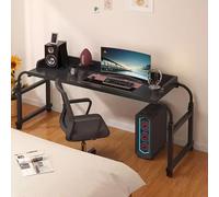 Tavolino da letto regolabile in altezza con ruote, carrello medico per laptop, scrivania per casa, ufficio e ospedale, vassoio incluso, 65-95 cm