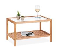 Tavolino da salotto con ripiano in vetro Tavolo basso moderno 10 kg 4,5 kg
