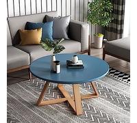 Tavolino da salotto in legno massiccio, stile nordico, per soggiorno, studio