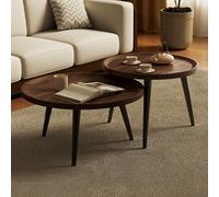 Tavolino da Salotto Vintage, Piccolo Tavolino da Caffè Fai da Te in Stile Rustico, for Piante, Librerie, Libri, Documenti, Ornamenti