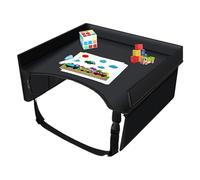 Tavolino Da Viaggio Per Bambini,Vassoio Viaggio Bambini Per Lunghi Percorsi | Piano Pieghevole con Cinture Regolabili per Pasti, Attività e Laptop
