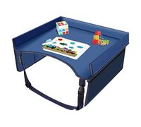 Tavolino Da Viaggio Per Bambini,Vassoio Viaggio Bambini Per Lunghi Percorsi | Piano Pieghevole con Cinture Regolabili per Pasti, Attività e Laptop
