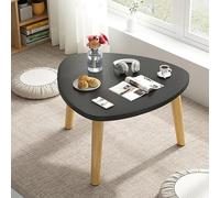 Tavolino Divano, Tavolino basso da caffè, tavolino laterale for divano, seduta sul pavimento, soggiorno, camera da letto, balcone, multicolore, 15,8-19,7x11,9 pollici(Black,15.8"D x 11.9"H)