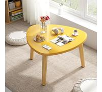 Tavolino Divano, Tavolino basso da caffè, tavolino laterale for divano, seduta sul pavimento, soggiorno, camera da letto, balcone, multicolore, 15,8-19,7x11,9 pollici(Yellow,19.7"D x 11.9"H)