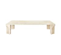 Tavolino Doric Rettangolare 140 x 80 cm Bianco Neutro
