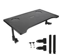 Tavolino For Sedia A Rotelle Con Portabicchieri, Staccabile, Accessori Da Scrivania For Sedia A Rotelle For Mangiare, Leggere E Riposare, Nero