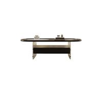 Tavolino galleggiante minimalista in acrilico per soggiorno, design compatto moderno, tavolo combinato per piccoli spazi, tavoli centrali (130 cm)