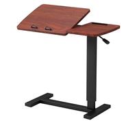 Tavolino girevole regolabile per TV, per divani, grande scrivania per computer portatile, tavolino da letto e scrivania da gioco, ideale per mangiare su sedie, reclinabili, compagno multifunzionale e