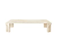 Tavolino GUBI Doric Rettangolare 140 x 80 cm Bianco Neutro