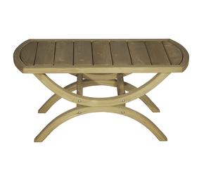 Tavolino Holztisch marrone