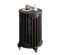 Tavolino impilabile in legno con base mobile e 6 moderne sedie rotonde, sgabelli multiuso per soggiorno, perfetto per mangiare e divertirsi