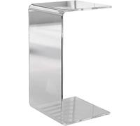 Tavolino in acrilico a forma di C Nordic Light Luxury Clear Side Table per soggiorno minimalista rettangolare angolo snack tavolo piccoli spazi mobili