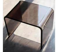 Tavolino in acrilico Tavolino da ufficio in acrilico con gradino Tavolo a