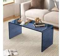 Tavolino in acrilico trasparente, design a forma di C per risparmiare spazio, perfetto come comodino o tavolo per laptop in varie stanze