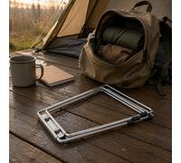 Tavolino in Alluminio Pieghevole Resistente Alle Intemperie per Outdoor, Viaggio