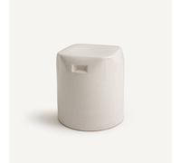 Tavolino in ceramica smaltata, Oria Bianco TU