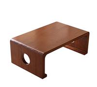 Tavolino in legno massello squisito stile vintage tavolino da caffè per camera da letto, balcone, sala libri, tempo libero, mobili per l'ora del tè