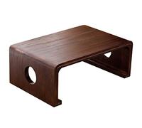 Tavolino in legno massello squisito stile vintage tavolino da caffè per camera da letto, balcone, sala libri, tempo libero, mobili per l'ora del tè