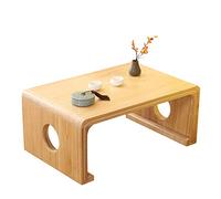 Tavolino in legno massello squisito stile vintage tavolino da caffè per camera da letto, balcone, sala libri, tempo libero, mobili per l'ora del tè