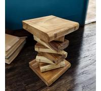 Tavolino In Legno Per Libri Pile Sgabello Palco Fiori Comodino Massiccio Tavolo