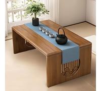 Tavolino In Legno Pieghevole per Soggiorno Piccoli Spazi, Tavolo da Pranzo Basso Giapponese per Sedersi Sul Pavimento a Casa di Tatami, Ufficio 70 * 37 * 30cm