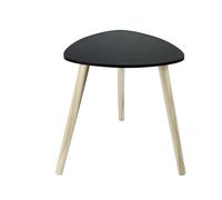 Tavolino in mdf nero 38,5x38,5xH40 cm Nero