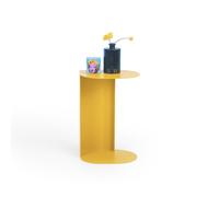 Tavolino in metallo Camilla, 30x22,5x45 cm, Giallo Senape