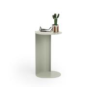 Tavolino in metallo Camilla, 32x24,5x55 cm, Beige
