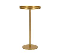 Tavolino in Metallo con colore Oro DOHA SMALL, Dimensioni 41x41x h 80 cm -Peso 2 kg Metallo colore ORO oro