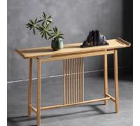 Tavolino Ingresso Stretto e Alto Moderno Superficie del Tappeto Tessuta a Mano Mobile Svuotatasche Ingresso Stretto Gambe del Tavolo Rialzate Adatto per Corridoi e Ingressi(B)