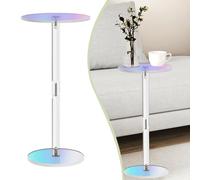 Tavolino laterale in acrilico Fashion da 10 pollici per soggiorno, bagno,