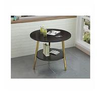 Tavolino Laterale Tavolo da caffè Nordico Tavolo da fiore Piccolo tavolino rotondo semplice moderno piccolo appartamento camera da letto balcone doppio creativo mini divano laterale Tavolino Letto(C)